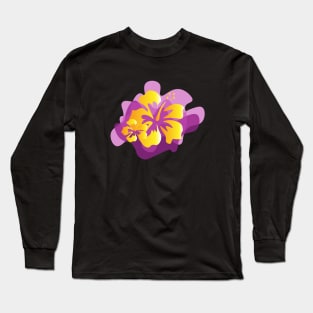 Hawaiian hibiscus Long Sleeve T-Shirt